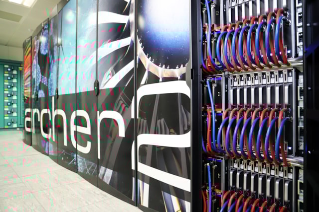 ARCHER2 supercomputer (credit: Chris Duguid)