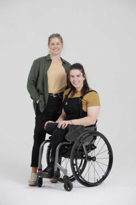 Robyn Love (left) and Laurie Williams (right) - Motability Scheme Ambassadors
