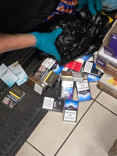 Some of the items seized during the crackdown in Accrington