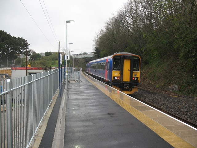 Extended platform at Penryn
