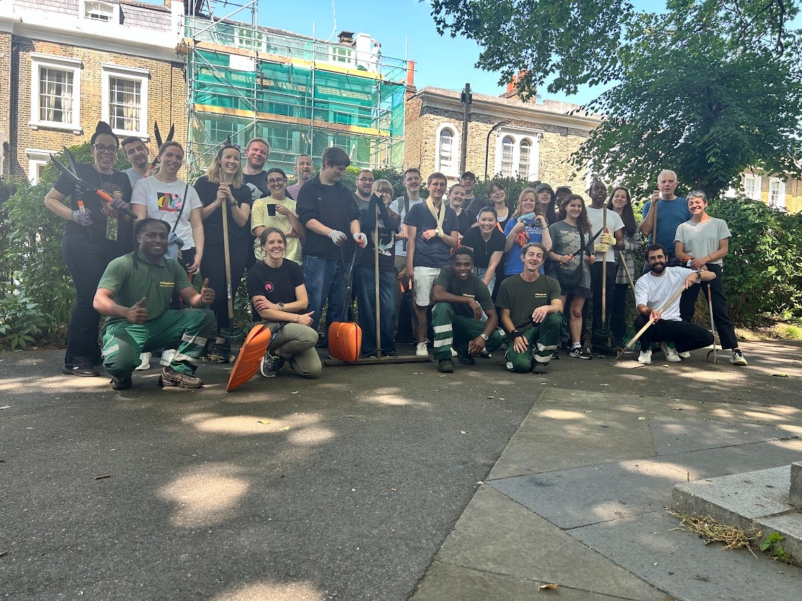 Community litter pick and gardening