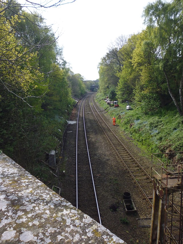 Line closure to allow essential drainage improvement work to take place: The approach to Christleton Tunnel, near Chester, which is prone to flooding