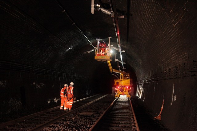 The Severn Tunnel has been prepared for electrification