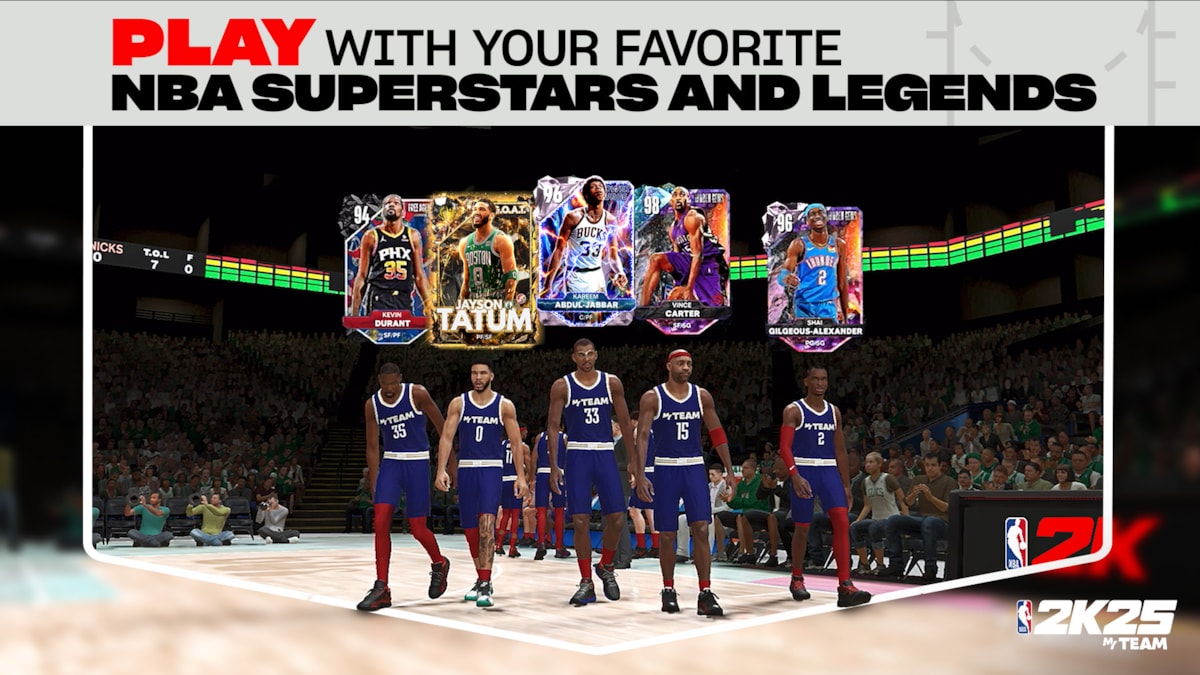 NBA 2K25 MyTEAM NBA Superstars and Legends