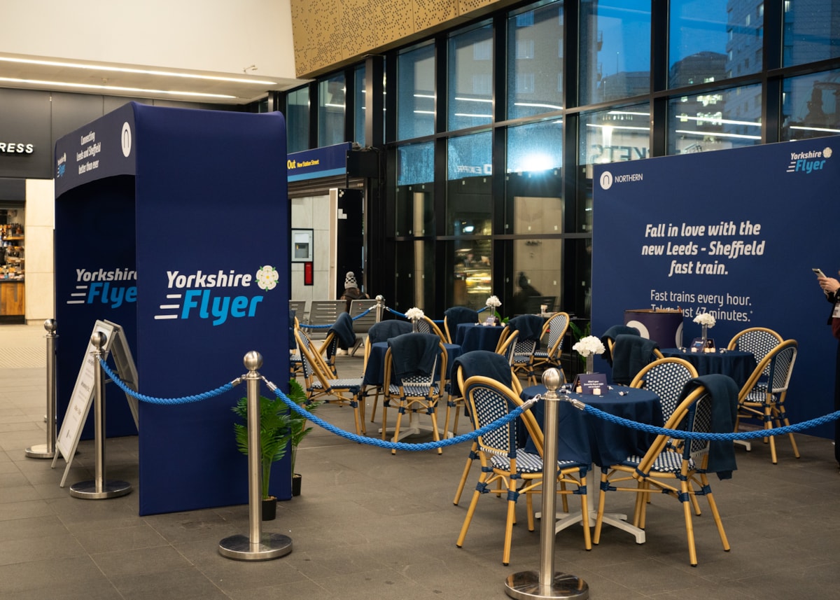 Northern's Yorkshire Flyer Speed Dating event at Leeds station