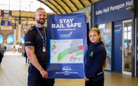 Stay Rail Safe poster Hull by Jonny Walton4B9A6795