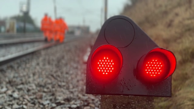 Ground signal at Shap Cutting during Earthworks renewals January 2026