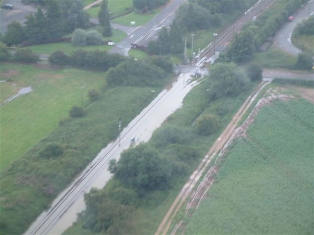 Cotswold Line Flooding: Flooding at Campden