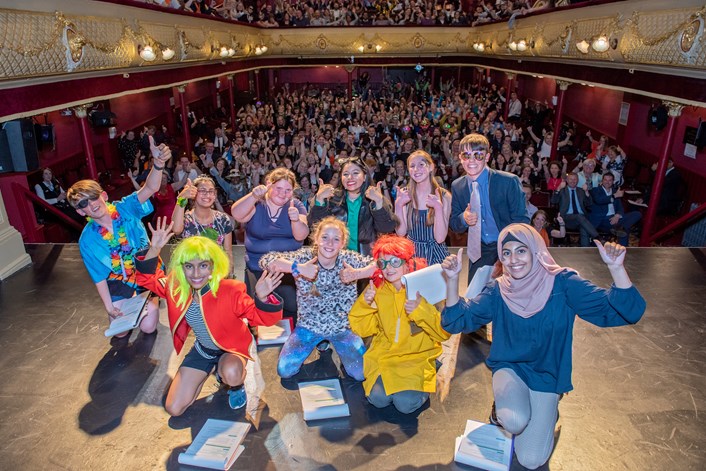 The event was planned by a group of 10 to 17-year-olds and was attended by an audience of 400 people, including the Lord Mayor of Leeds, city leaders and VIP guests.