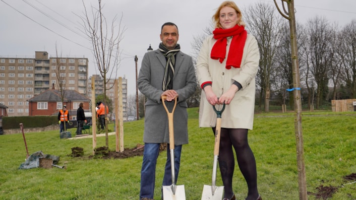 Council housing scheme opens door to local green space improvements: Brooklands 1-2