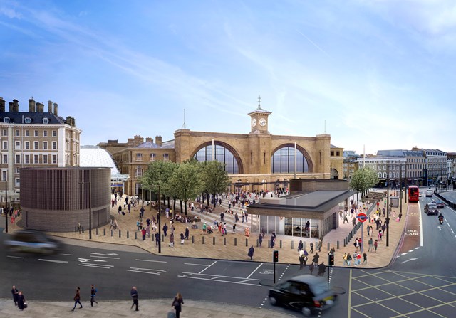 Proposed King's Cross square: Proposed King's Cross square