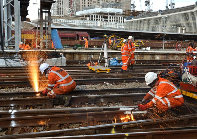 Network Rail unveils multi-billion pound plan for the railway route from Waterloo station to the south coast: Waterloo, August 2017 - 5 August (6)