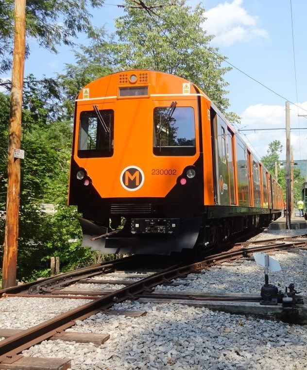 The UK's first battery train exported to the US - Vivarail