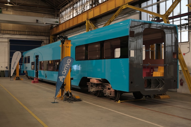 Skoda Factory - First body shell for all electric fleet Czechia