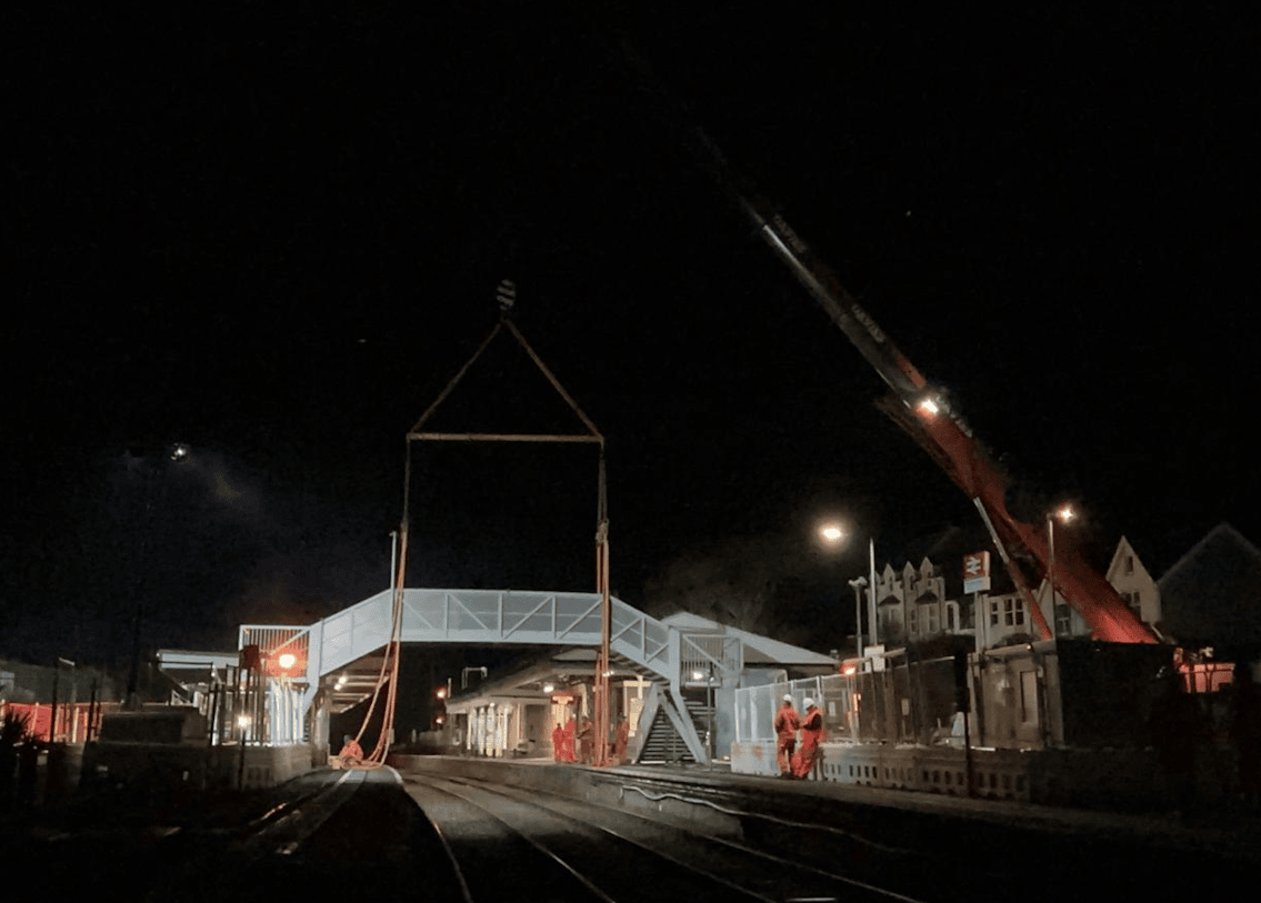 Tenby old bridge removal- March 2026