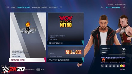 WWE2K20 Featured Match