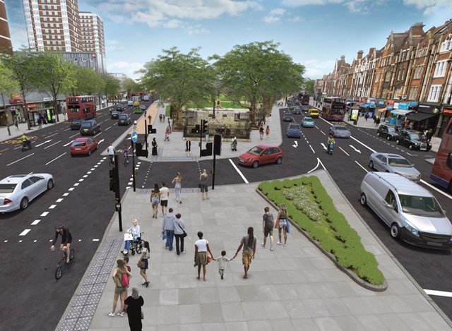 TfL Image - Shepherds Bush CGI