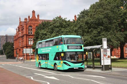 Manchester electric bus
