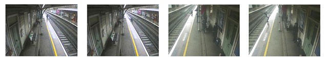 CCTV - Burgess: A terrifying shot of a drunk man in Burgess Hill falling on the tracks of the Brighton main line