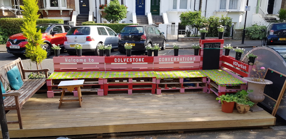 Colvestone Crescent parklet 2
