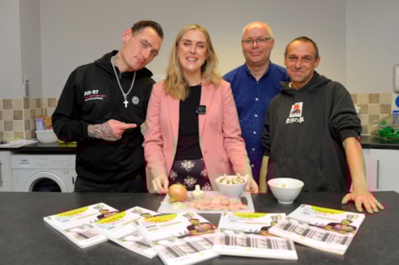 Minister for mental health and wellbeing Sarah Murphy at a cookery class Barod in Swansea-6