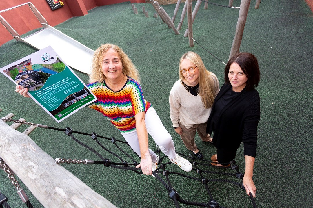 Pictured from left to right are: Cllr O'Halloran; Sophie McDonagh (Projects Delivery Manager) at Islington Council); Liza Durrant (Senior Programme Manager)