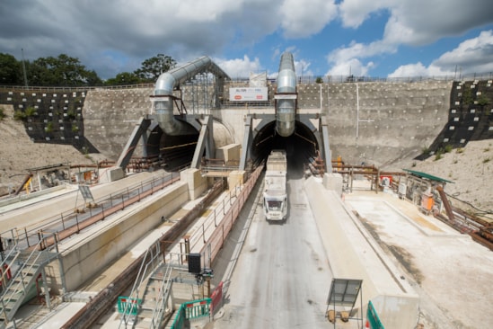 Chiltern Tunnel south portal entrance, June 2023