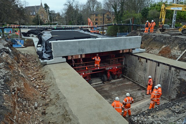 Easter works - Orphanage road bridge - Watford 3: Easter bank holiday 2015