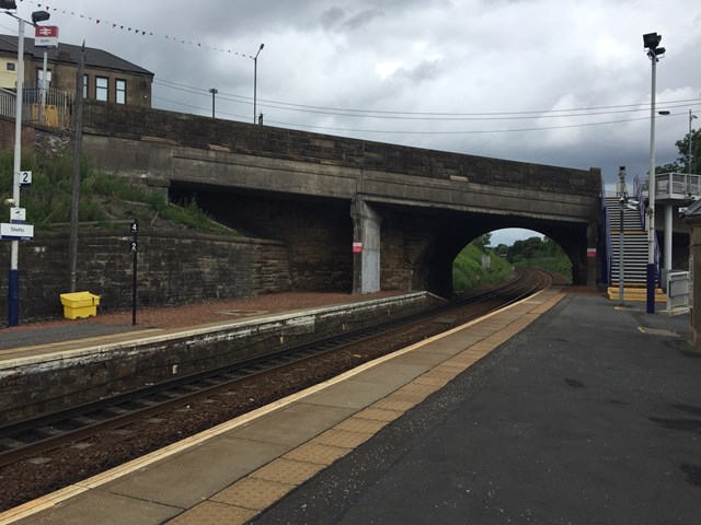 Station Road, Shotts to close for bridge works: IMG 5335