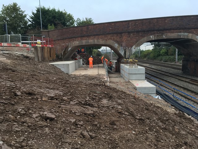 Weekend passengers travelling between Crewe and Manchester urged to check before they travel in February: Foundation work for new Sydney Road bridge in Crewe