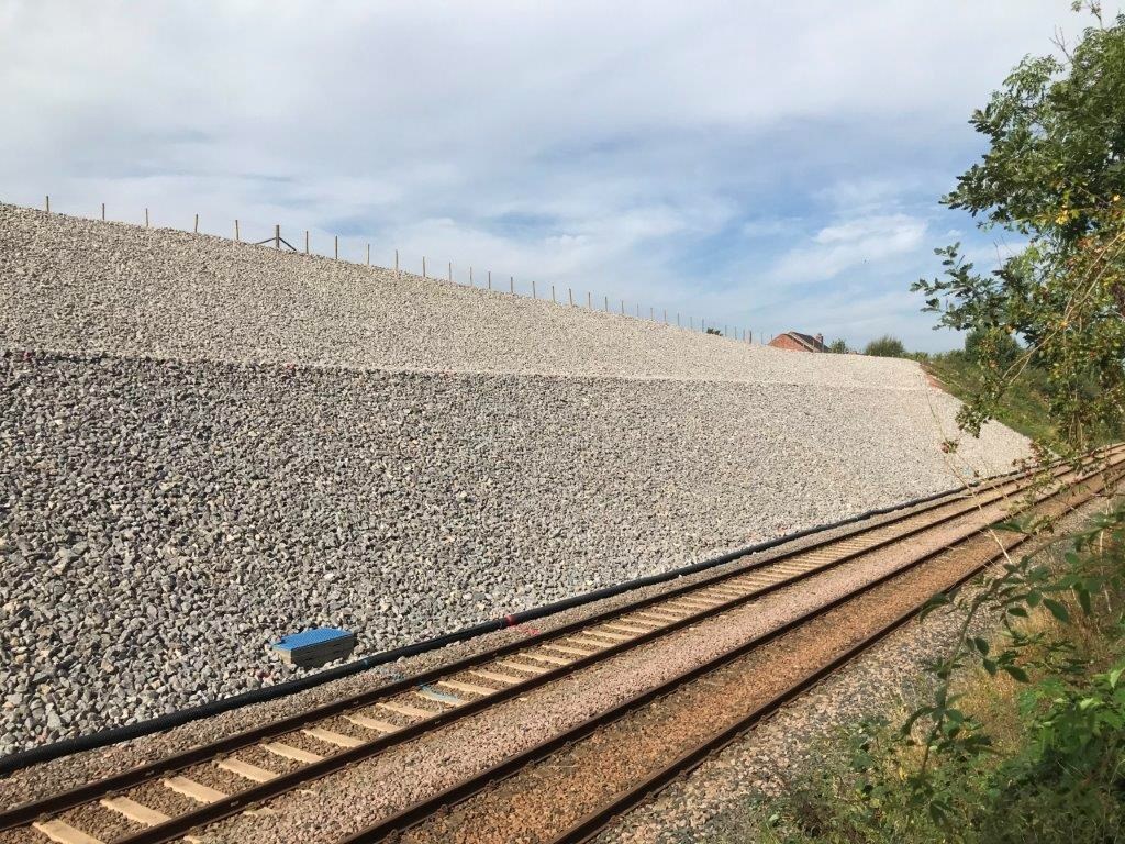 Cumwhinton cutting complete from track level
