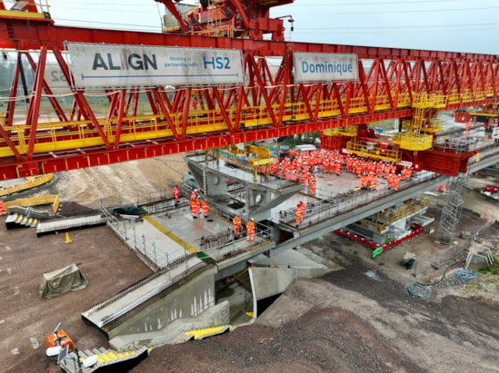 240905 Final deck segment of Colne Valley viaduct installed DJI 0745: 240905 Final deck segment of Colne Valley viaduct installed DJI 0745