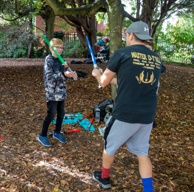 Party for Hilsea - Jedi training