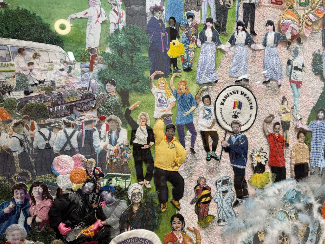 Leeds Tapestry-1: The 16-panel Leeds Tapestry was created between 1992 and 2002, and celebrates the city and its history.