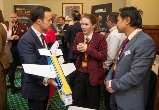 Stevenage MP Kevin Bonavia meets student and headteacher from The Sele School - Copyright Kevin Bonavia MP