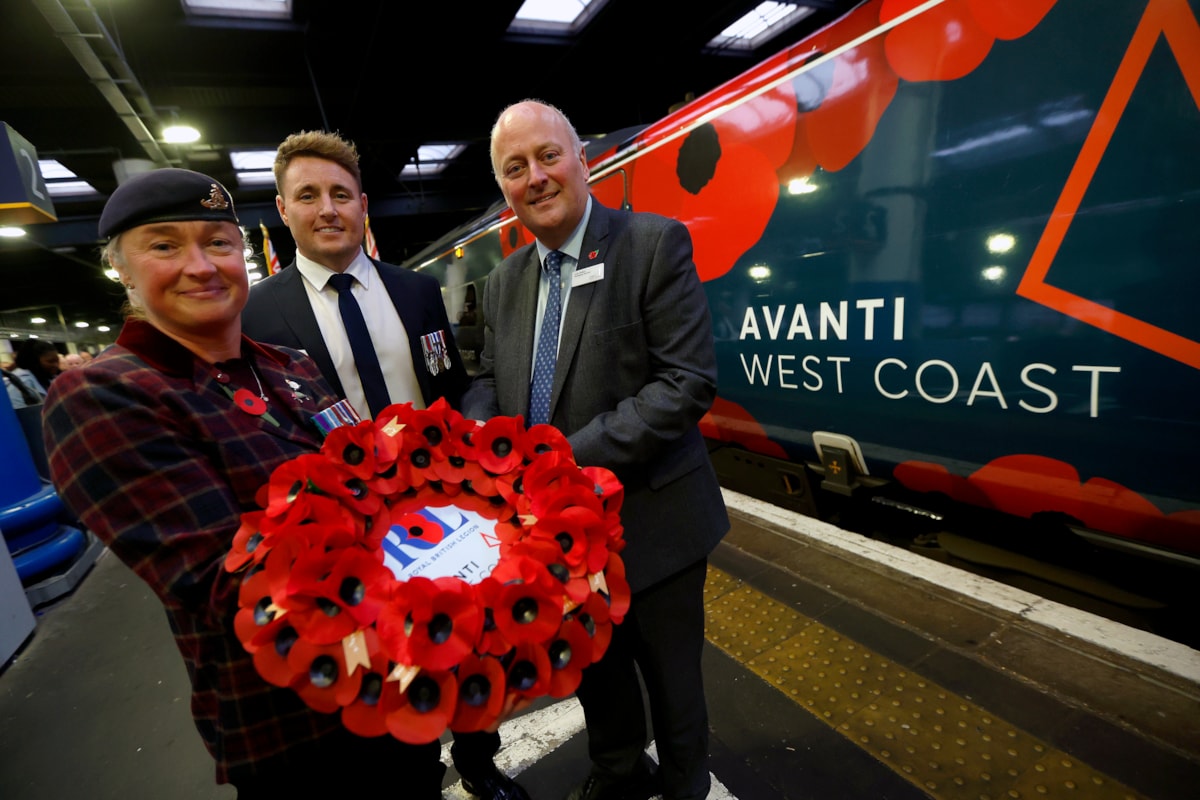 Poppy Train at London Euston
