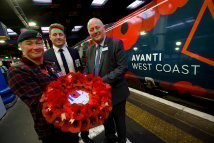 Poppy Train at London Euston