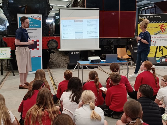 Rail industry hosts safety day for 200 North East schoolchildren 4: Rail industry hosts safety day for 200 North East schoolchildren 4