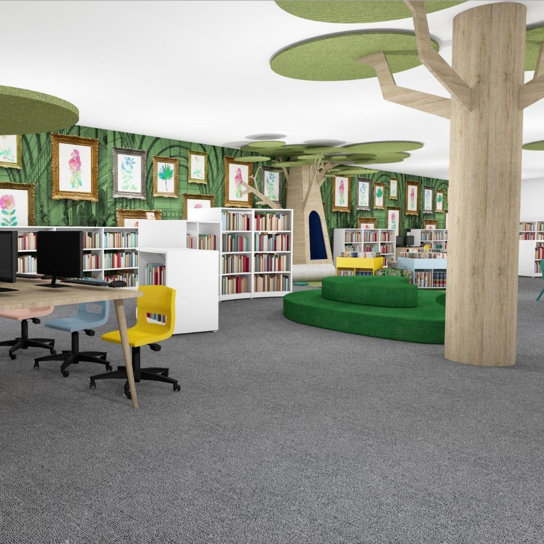 Hackney Central Library refurbishment - visualisation