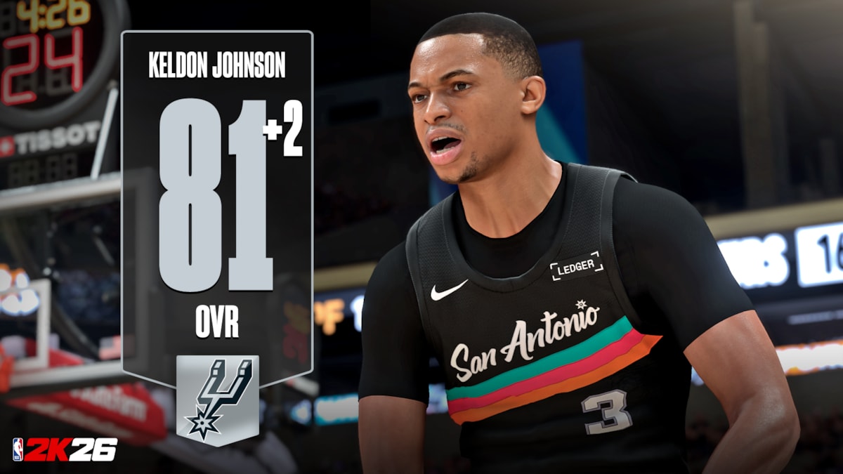 NBA 2K26 Ratings Update 11 - Keldon Johnson Horizontal