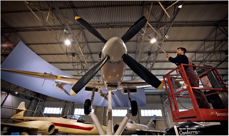 Spring clean at the National Museum of Flight. Copyright Paul Dodds