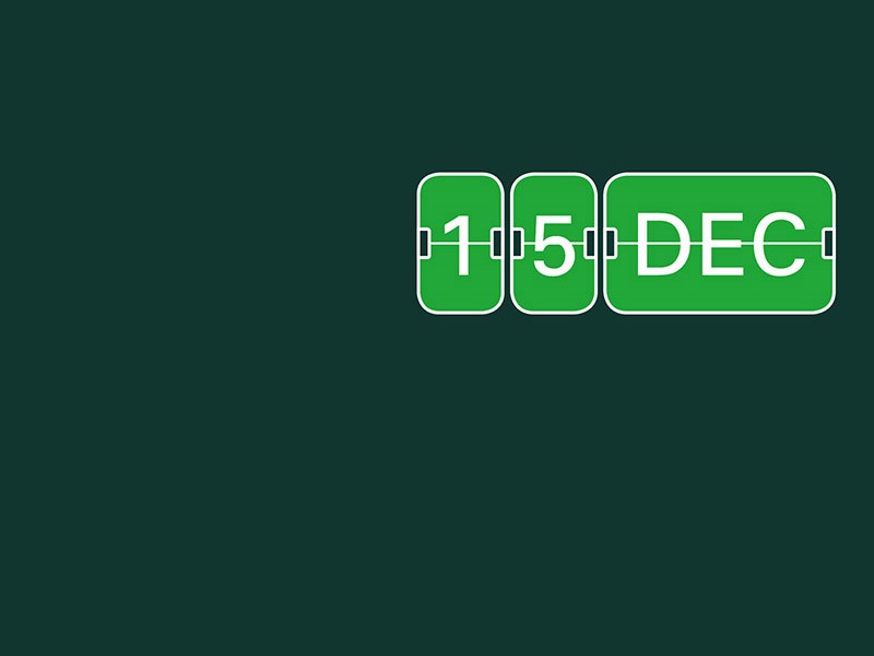 December TT countdown