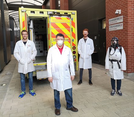 Swansea University ambulance team