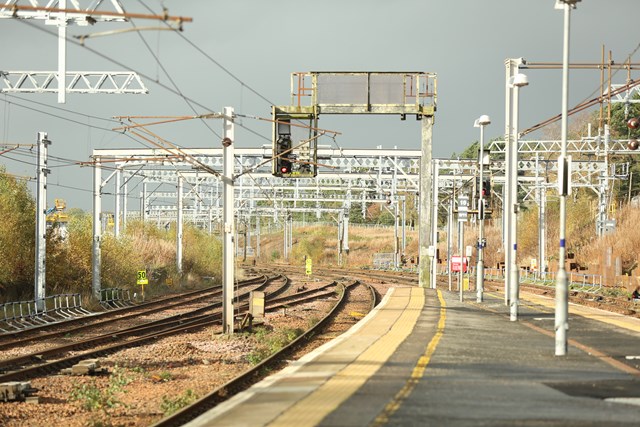Track from Carstairs station