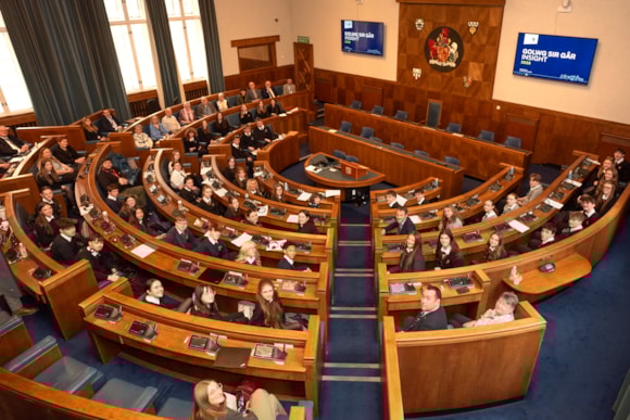 Carmarthenshire secondary school pupils take part in council budget insight event: insight 2026 copy