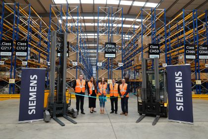 Siemens Mobility opens new sustainable Distribution and Logistics Centre for Rail in Kettering: Kettering Distribution and Logistics for Rail