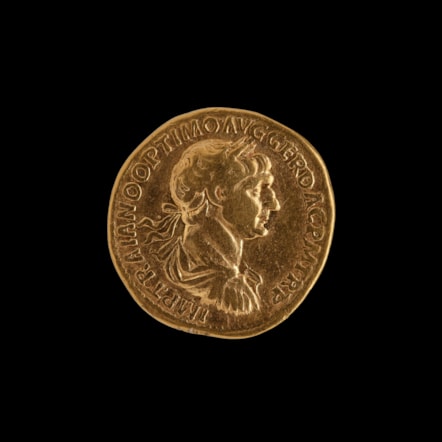 Gold Aureus of Trajan. Image © National Museums Scotland (2)-2