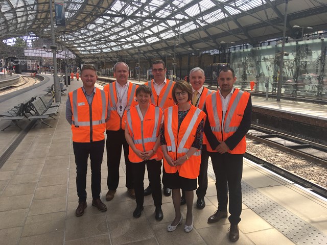 Liverpool MPs with Network Rail and Merseytravel 27-07-2018