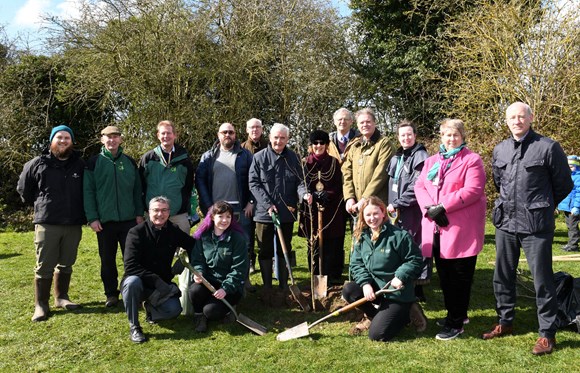 Humber Forest relaunched with ceremonial tree planting in Beverley: Humber Forest Launch 1