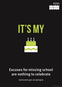 ESCC School attendance - Poster - P3 - It's my birthday